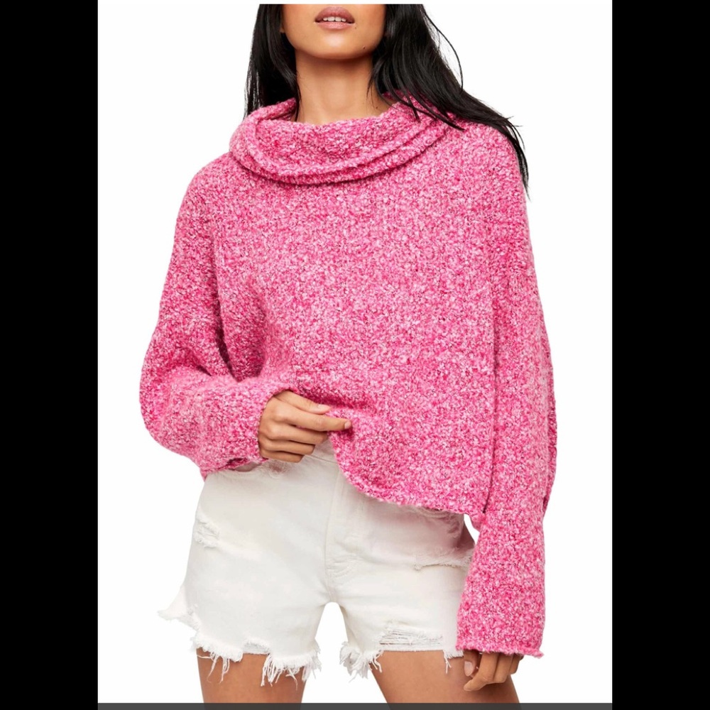 Free People BFF Cowl Neck Sweater
